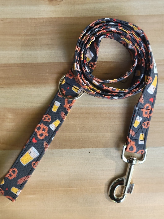 Oktoberfest Dog Leash - Black