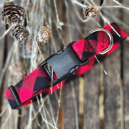 Classic Buffalo Plaid Dog Collar