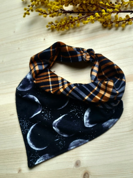 Reversible Halloween Dog Bandanas